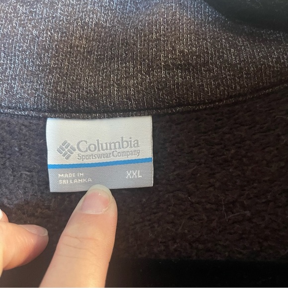 Columbia Men's Charcoal Zip-Up Sweater - Picture 3 of 8